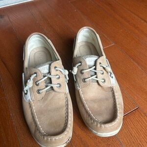 Sperry Tan Flats Moccasin-Style Loafers